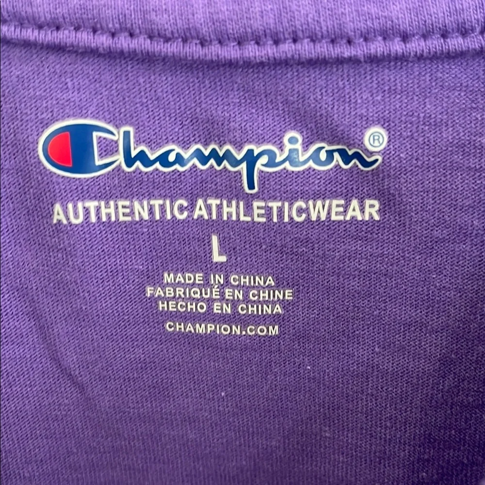 Champion Purple T-Shirt - Picture 2 of 3
